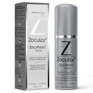 Zocular ZocuFoam Eyelid‎ and Facial Foam Cleanser Moisturizer NEW SEALED